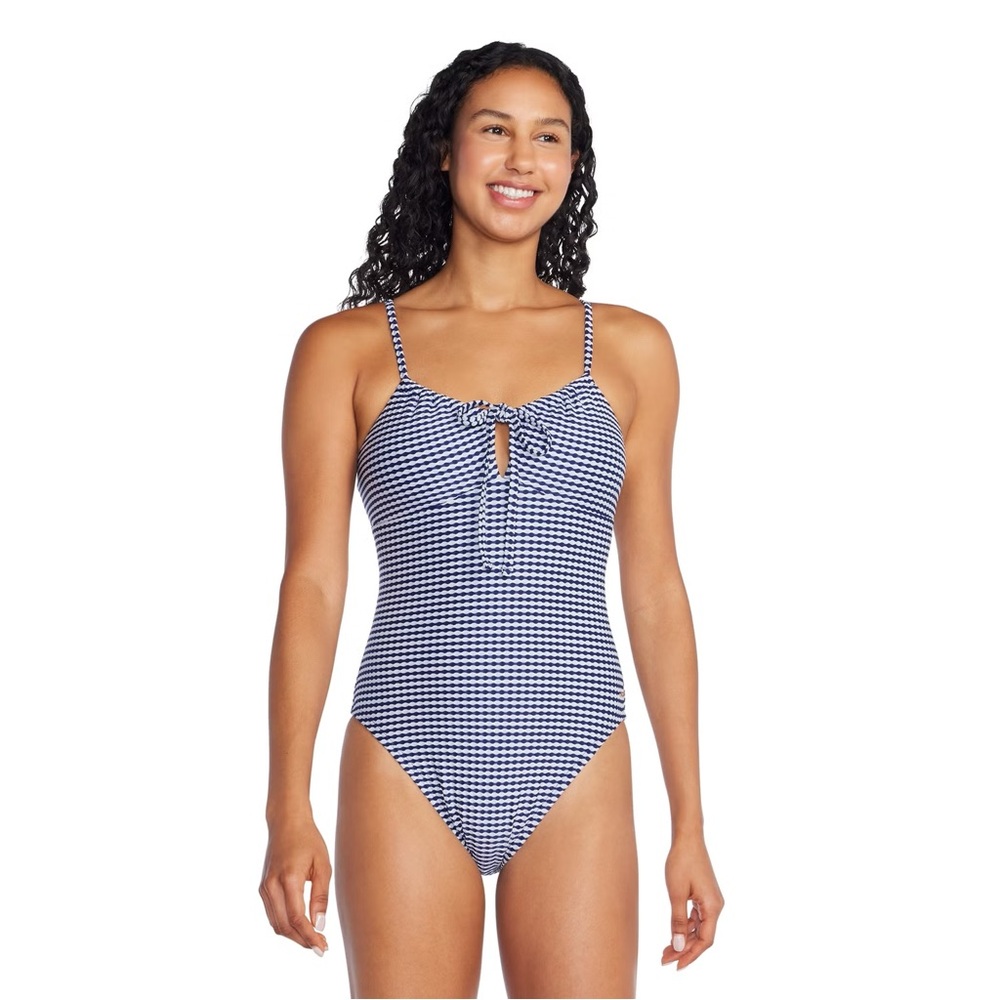 NWT Speedo Stripped Swimsuit | Size 6 | Removable Cups